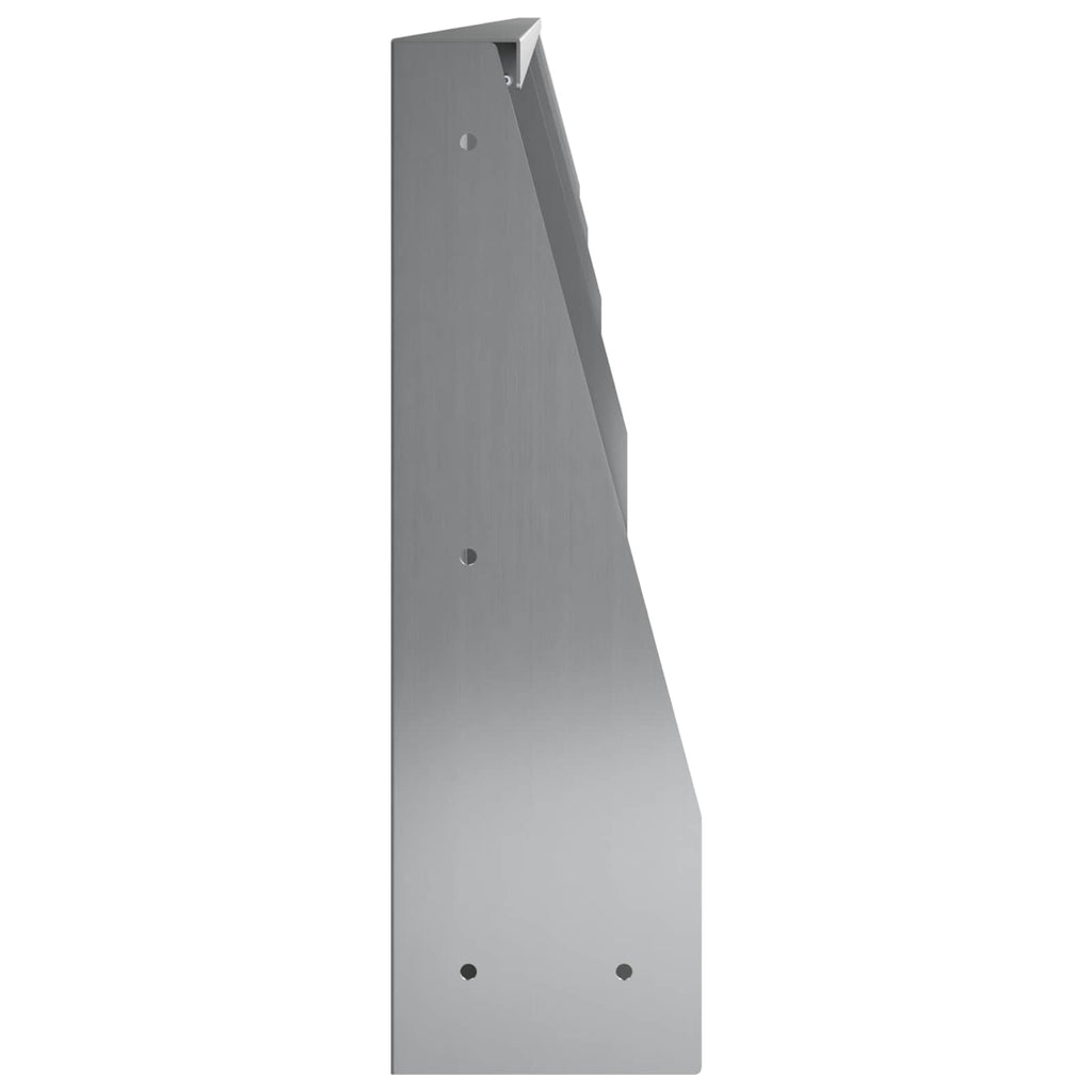 vidaXL Mur oporowy 4 szt. 100 x 12 x 30 cm Stal ocynkowana srebrny