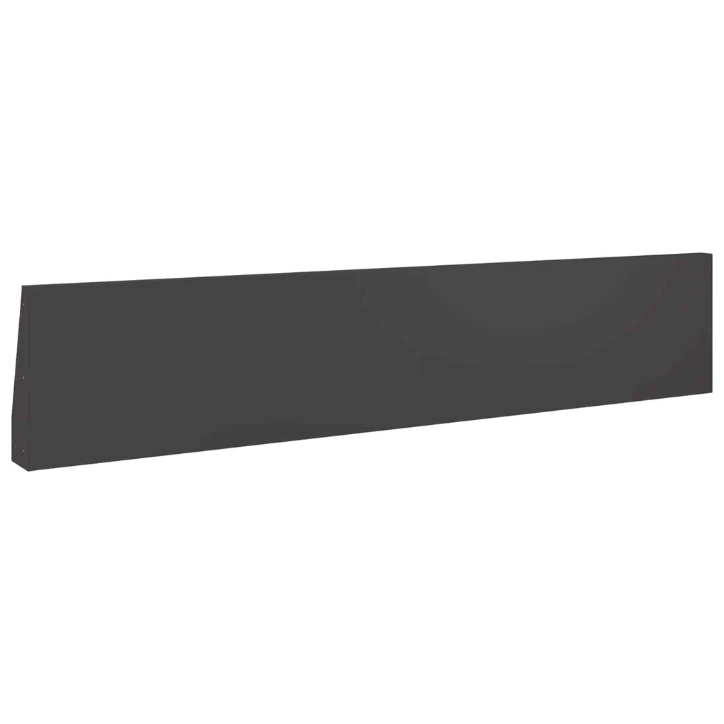 vidaXL Mur oporowy 4 szt. 100 x 12 x 40 cm Stal Czarny