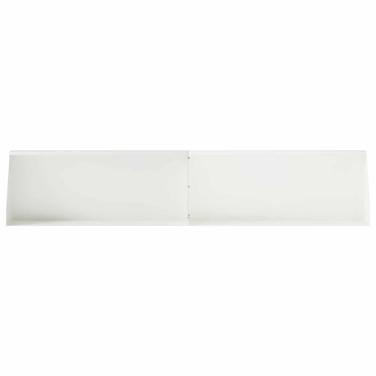 vidaXL Mur oporowy 4 szt. 100 x 12 x 40 cm Stal Biały