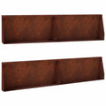 vidaXL Mur oporowy 4 szt. 100 x 12 x 40 cm Stal kortenowska Rdzawy
