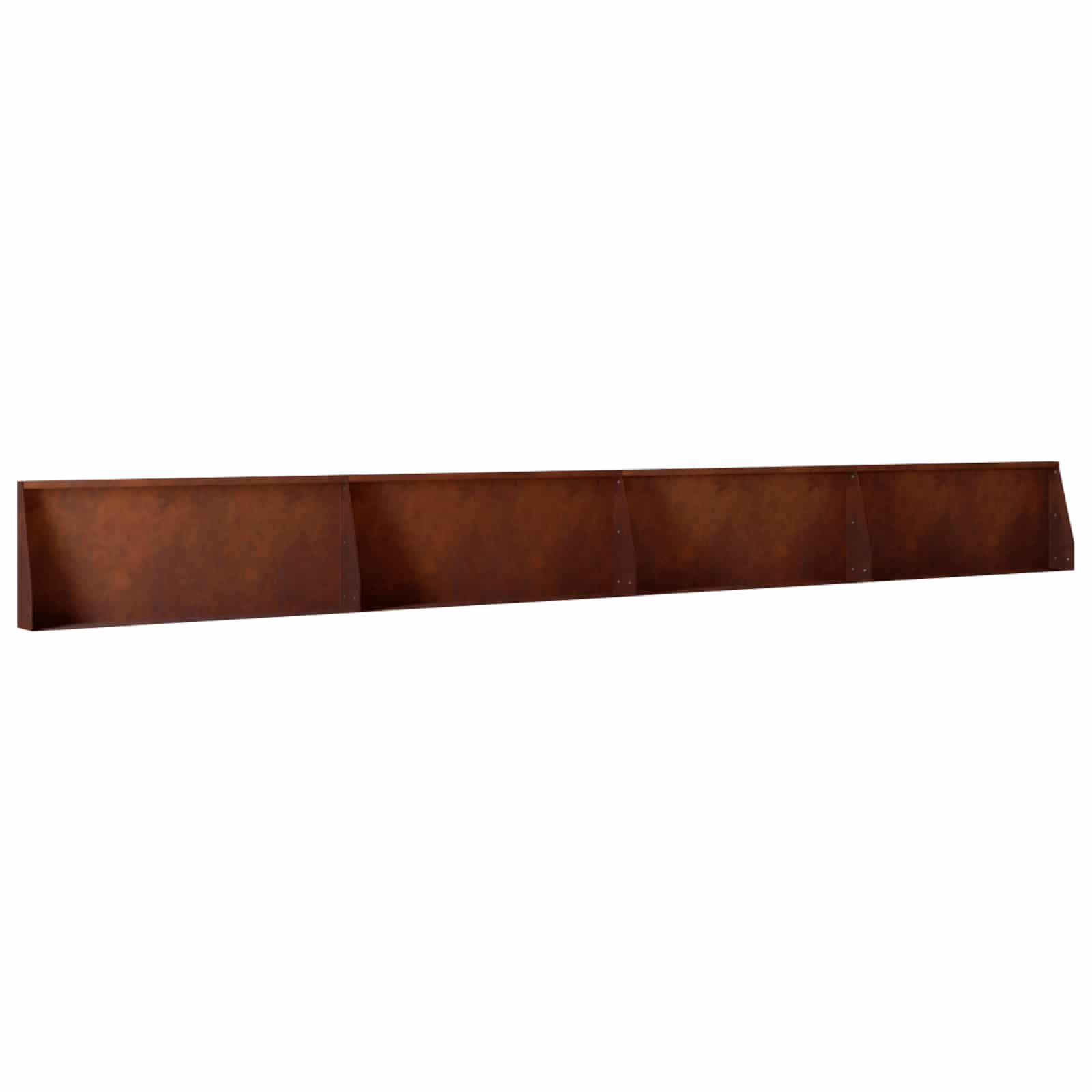 vidaXL Mur oporowy 4 szt. 100 x 12 x 40 cm Stal kortenowska Rdzawy