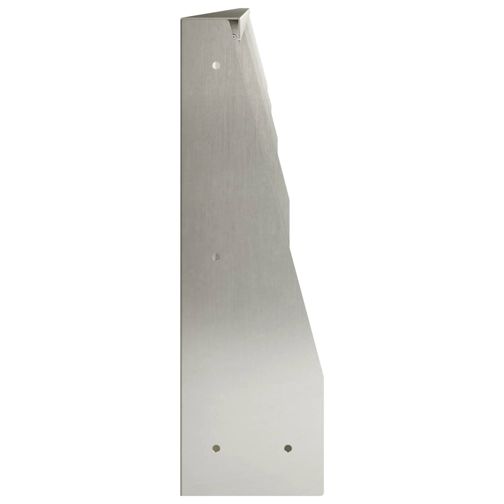 vidaXL Mur oporowy 4 szt. 100 x 12 x 50 cm Stal nierdzewna srebrny