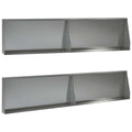 vidaXL Mur oporowy 4 szt. 100 x 12 x 50 cm Stal ocynkowana srebrny
