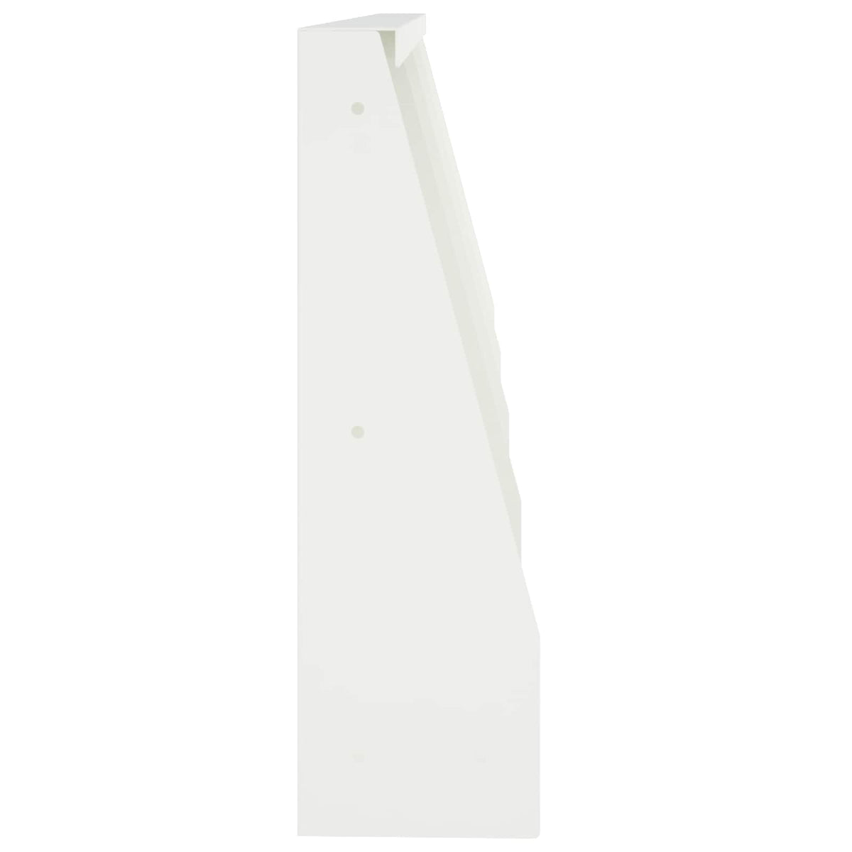vidaXL Mur oporowy 4 szt. 40 x 12 x 30 cm Stal Biały