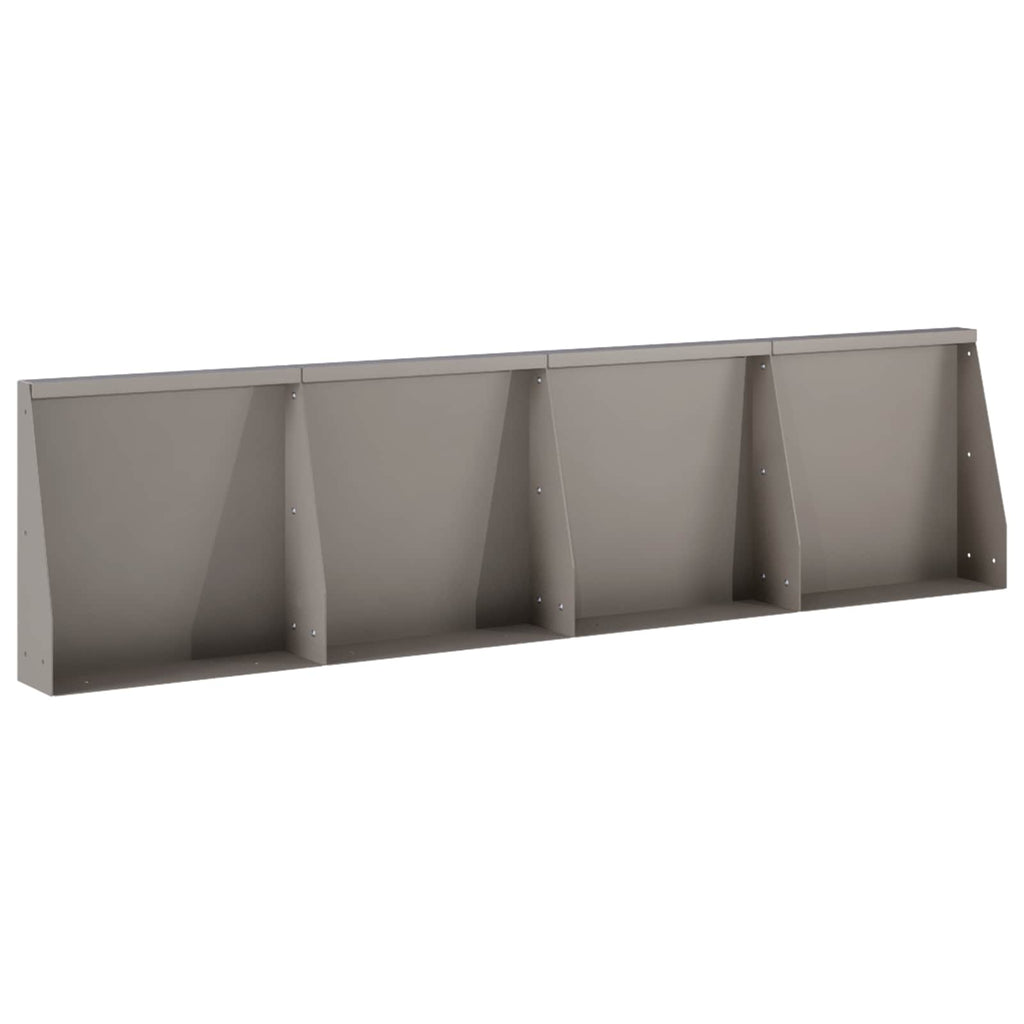 vidaXL Mur oporowy 4 szt. 40 x 12 x 30 cm Stal kortenowska Rdzawy