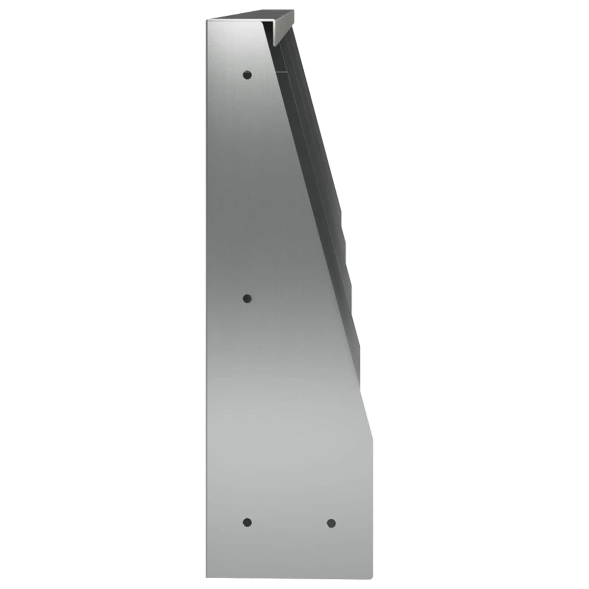 vidaXL Mur oporowy 4 szt. 40 x 12 x 40 cm Stal ocynkowana srebrny