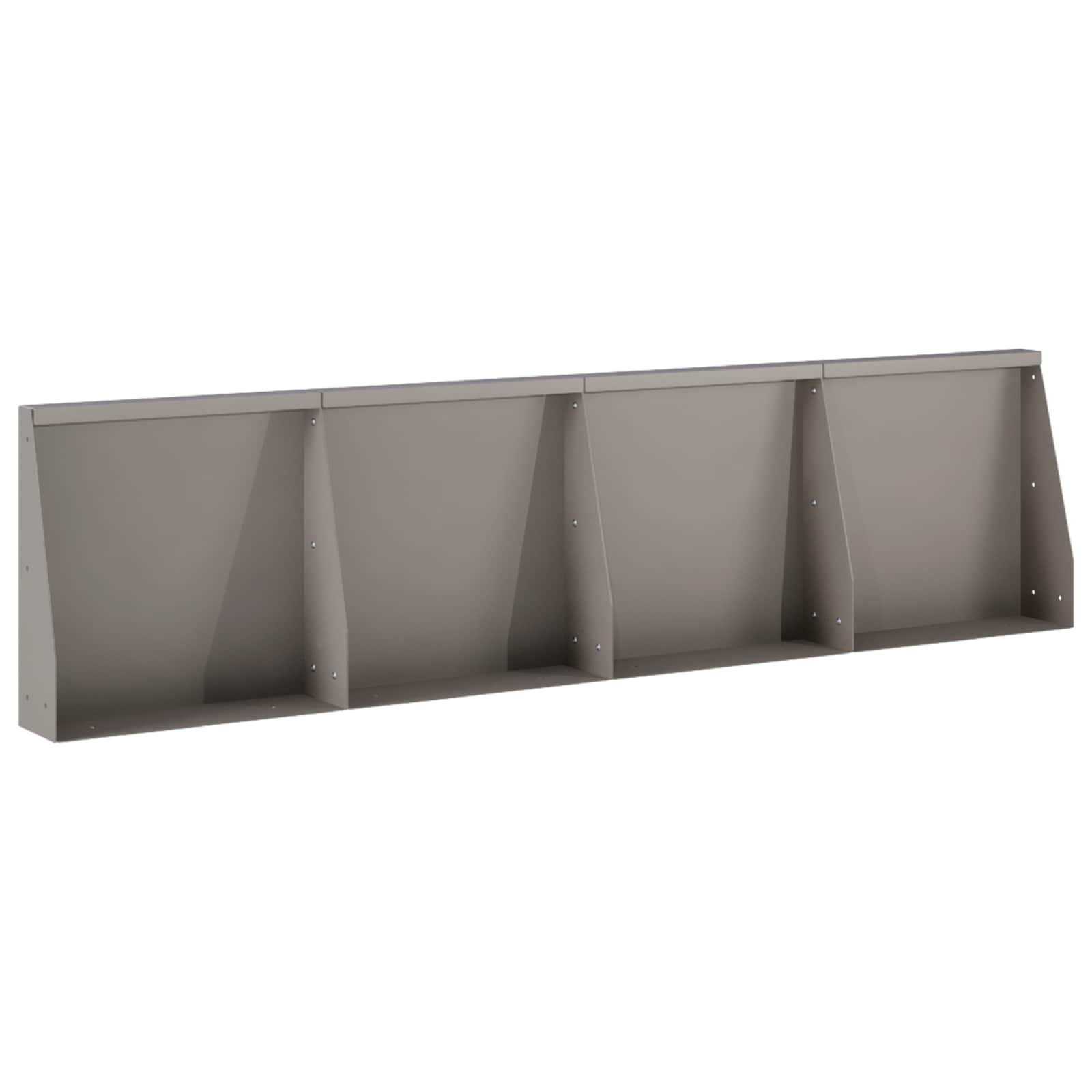 vidaXL Mur oporowy 4 szt. 40 x 12 x 40 cm Stal kortenowska Rdzawy