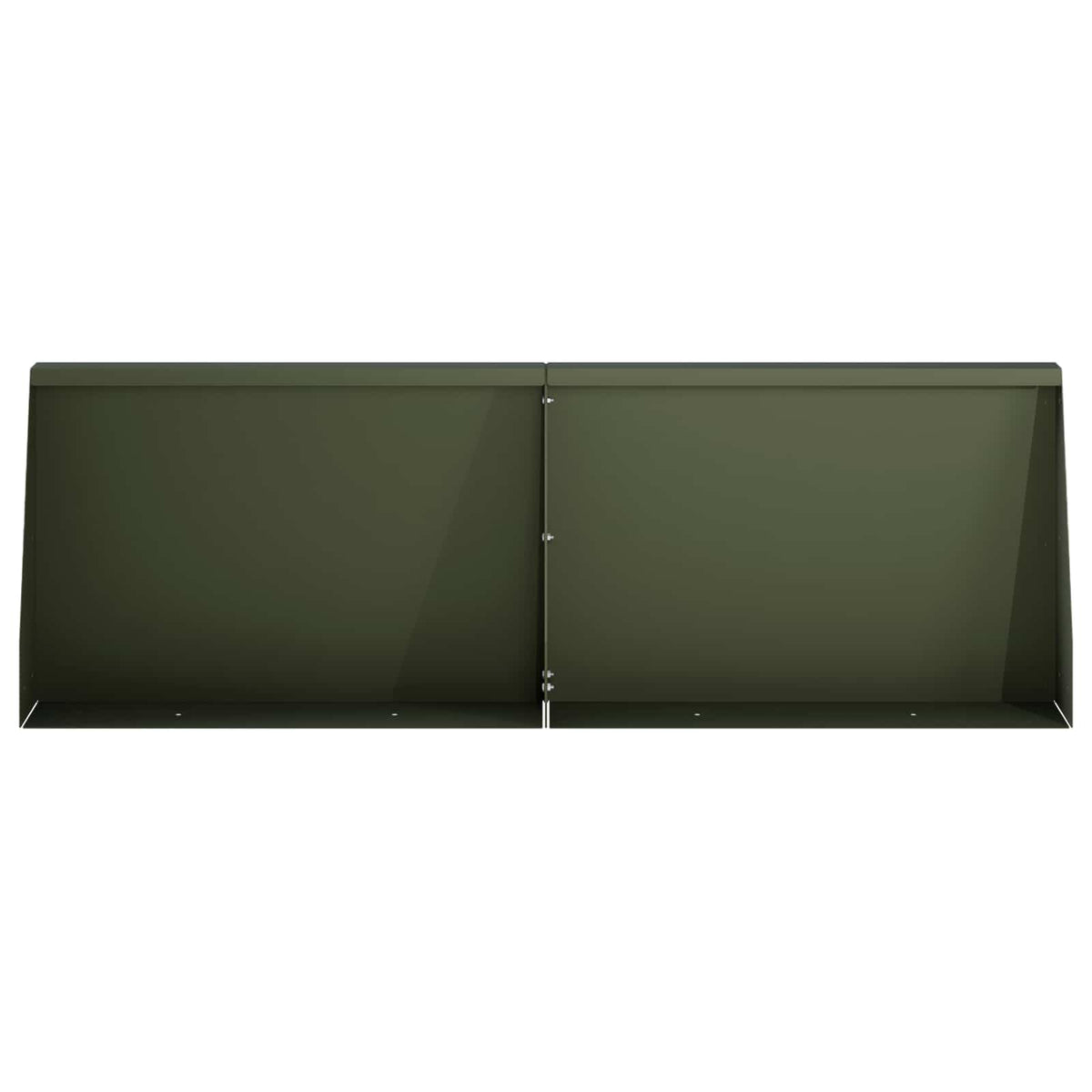 vidaXL Mur oporowy 4 szt. 60 x 12 x 30 cm Stal Oliwkowy zielony