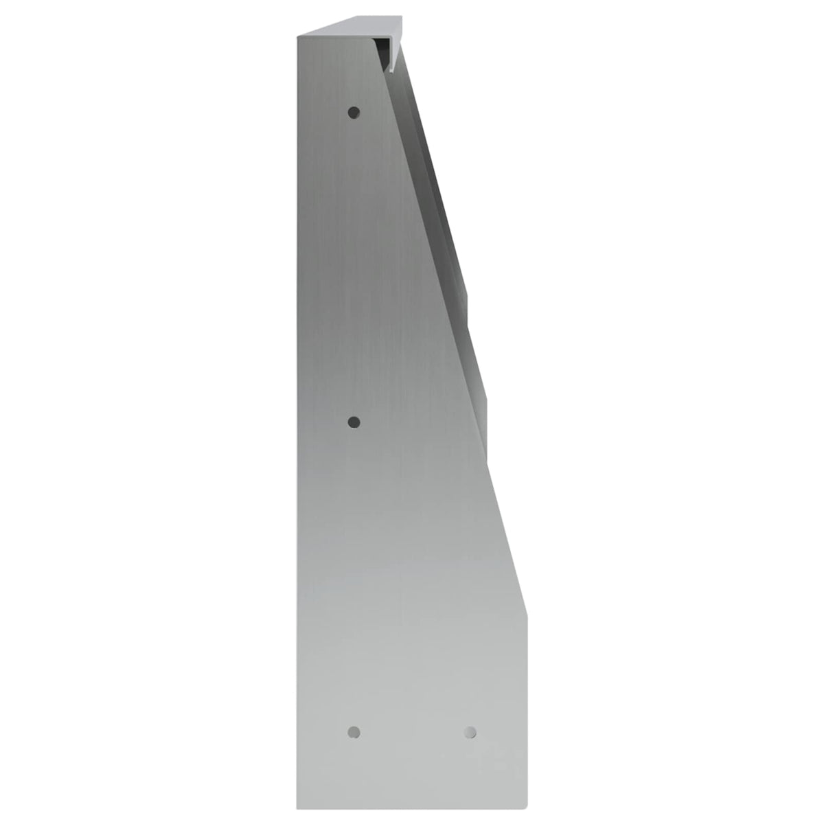 vidaXL Mur oporowy 4 szt. 60 x 12 x 30 cm Stal ocynkowana srebrny