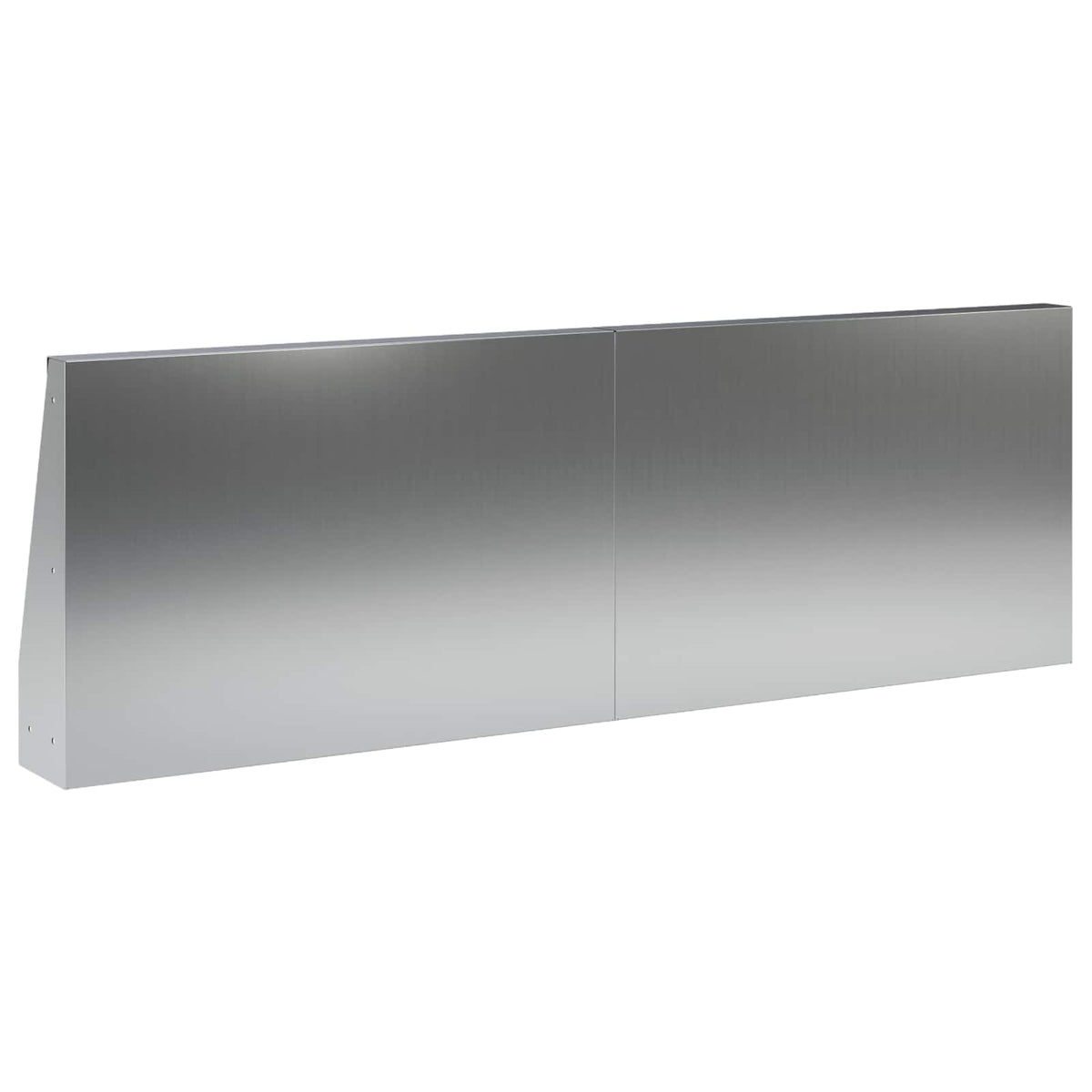 vidaXL Mur oporowy 4 szt. 60 x 12 x 40 cm Stal ocynkowana srebrny