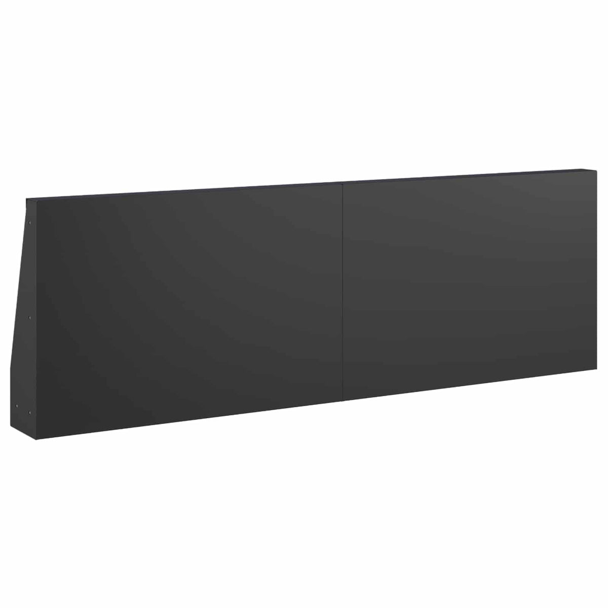 vidaXL Mur oporowy 4 szt. 60 x 12 x 50 cm Stal Czarny