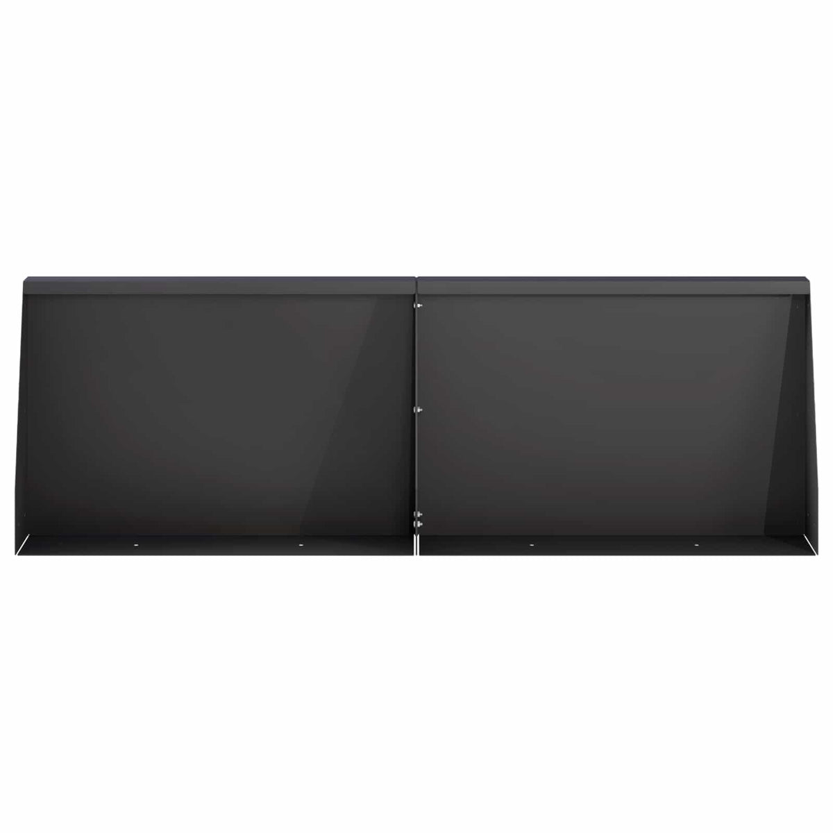 vidaXL Mur oporowy 4 szt. 60 x 12 x 50 cm Stal Czarny