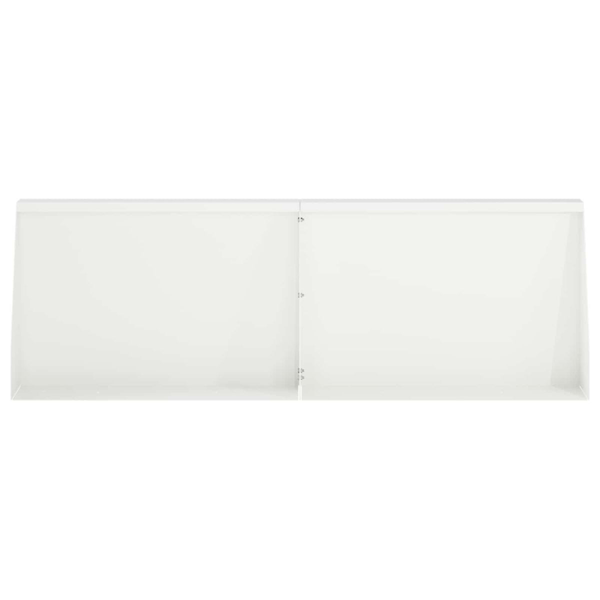 vidaXL Mur oporowy 4 szt. 60 x 12 x 50 cm Stal Biały