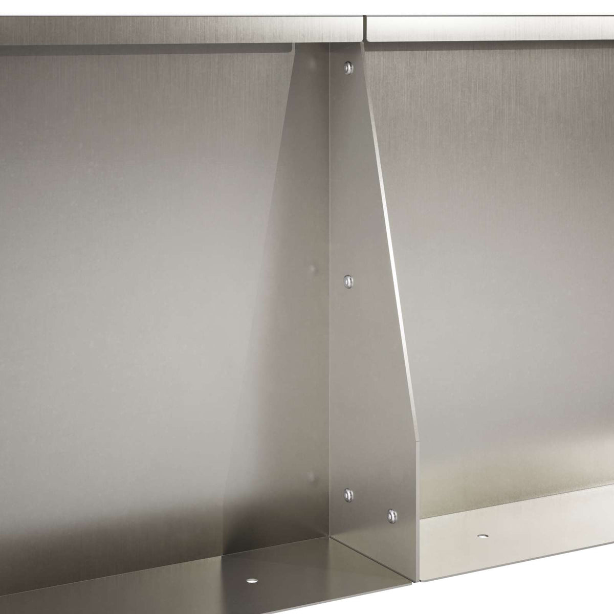 vidaXL Mur oporowy 4 szt. 60 x 12 x 50 cm Stal nierdzewna srebrny