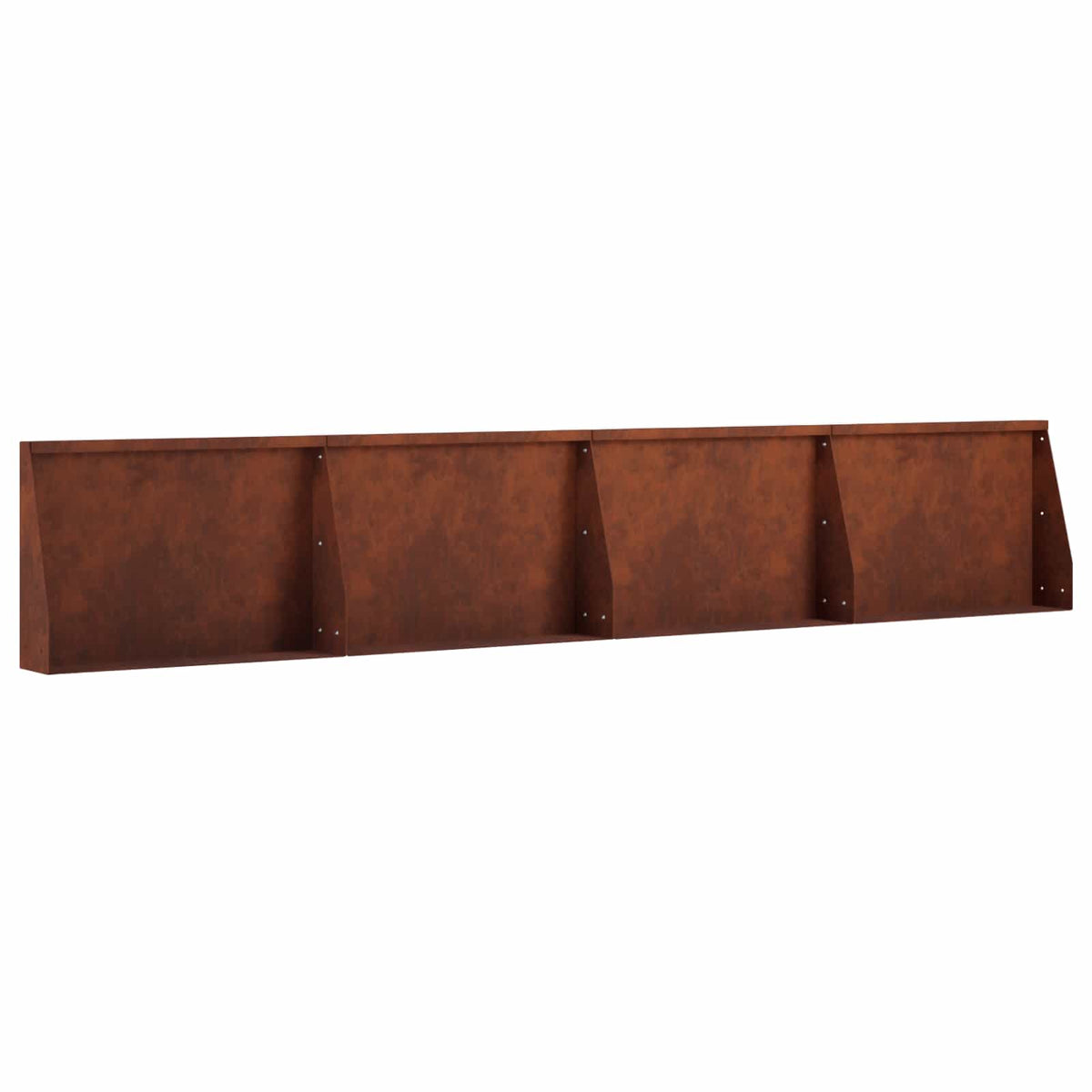 vidaXL Mur oporowy 4 szt. 60 x 12 x 50 cm Stal kortenowska Rdzawy