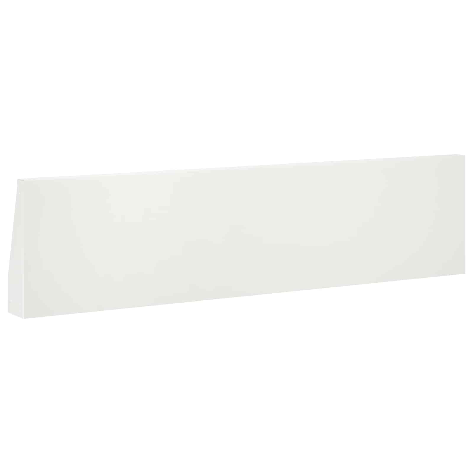 vidaXL Mur oporowy 4 szt. 80 x 12 x 30 cm Stal Biały
