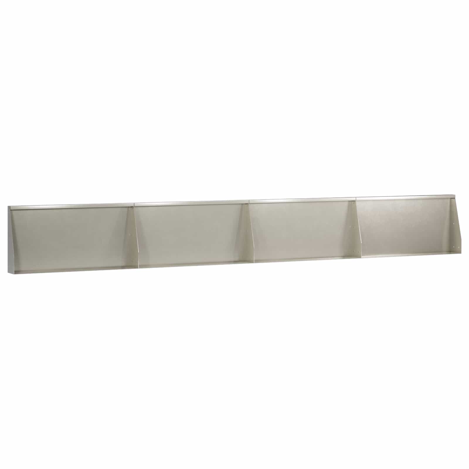 vidaXL Mur oporowy 4 szt. 80 x 12 x 30 cm Stal nierdzewna srebrny