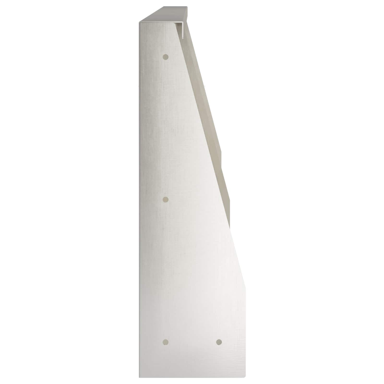 vidaXL Mur oporowy 4 szt. 80 x 12 x 30 cm Stal nierdzewna srebrny