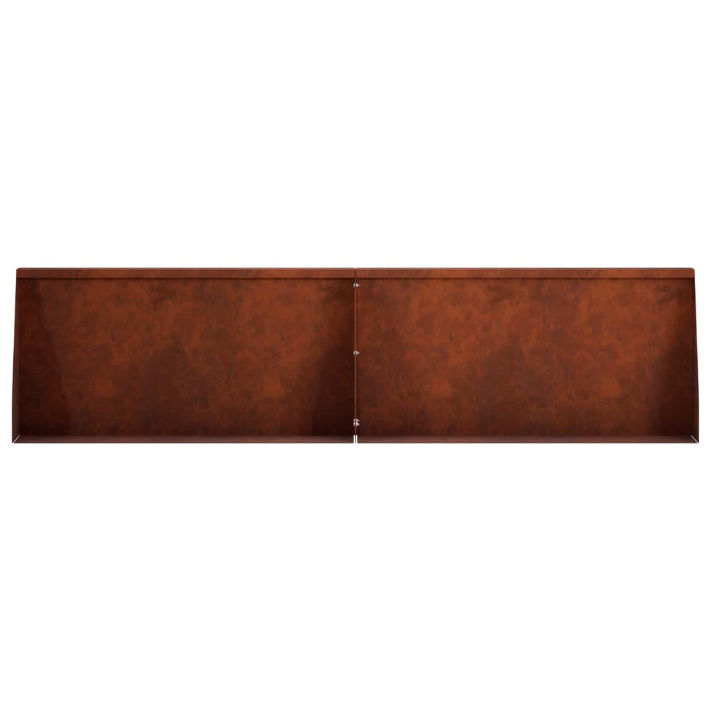 vidaXL Mur oporowy 4 szt. 80 x 12 x 40 cm Stal kortenowska Rdzawy