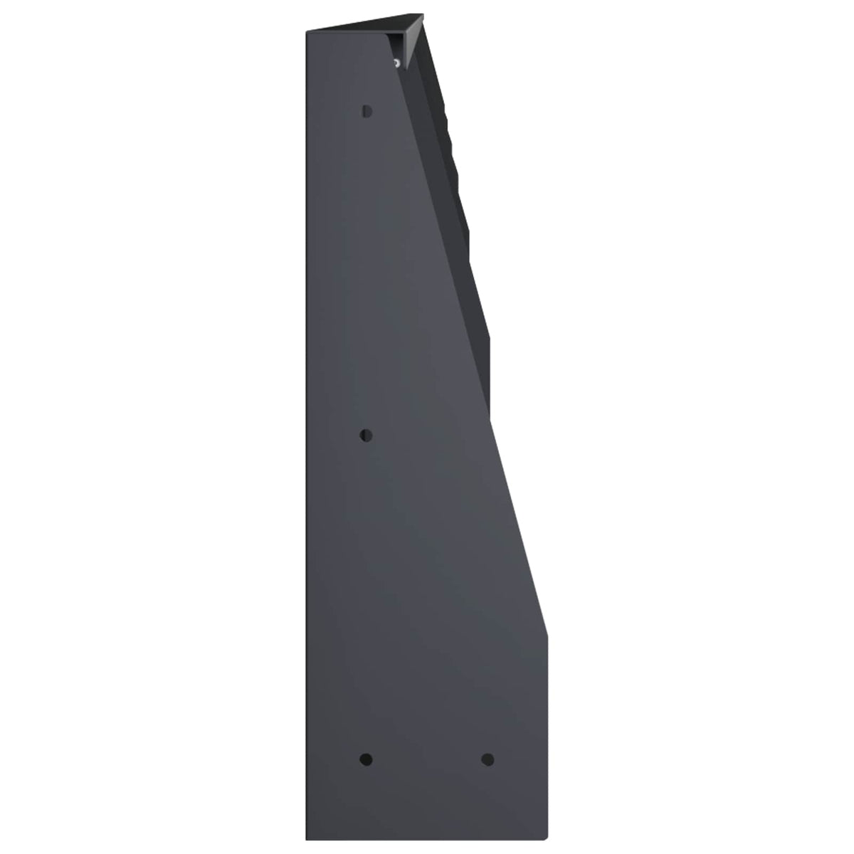vidaXL Mur oporowy 6 szt. 100 x 12 x 30 cm Stal antracytowy