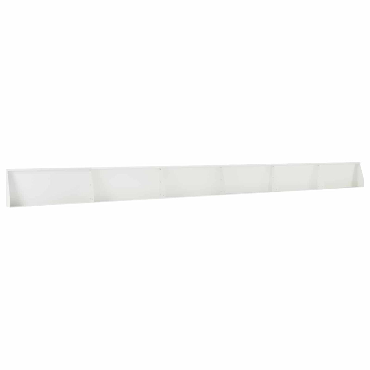 vidaXL Mur oporowy 6 szt. 100 x 12 x 40 cm Stal Biały