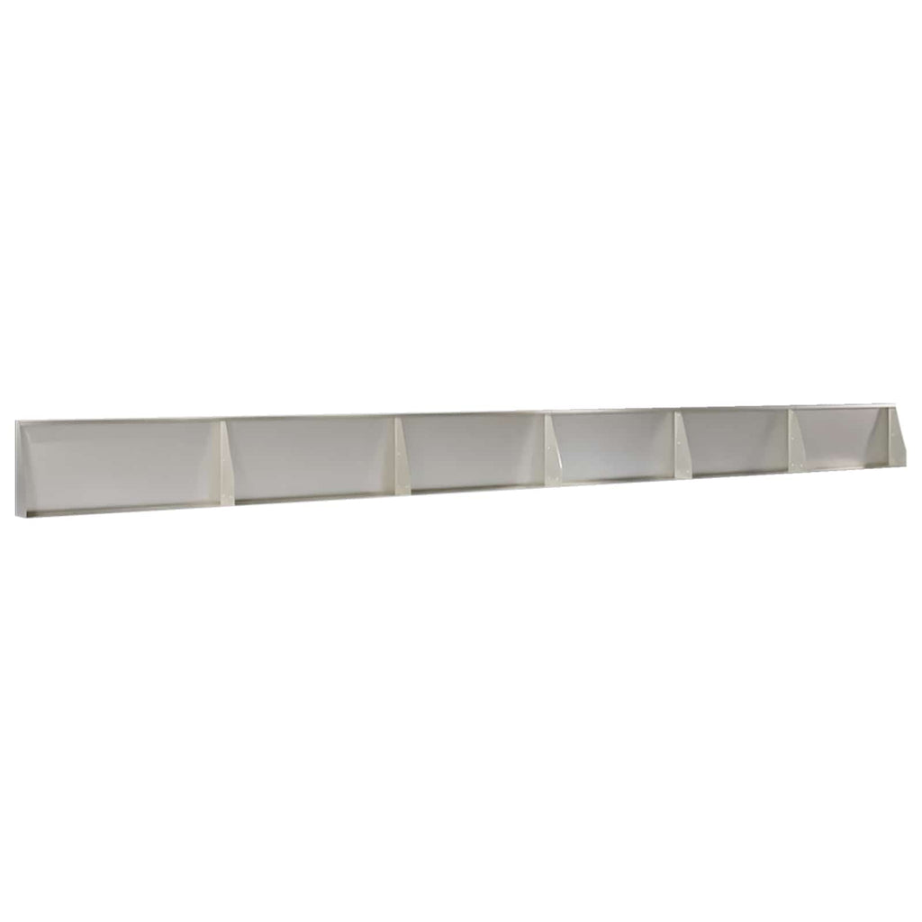 vidaXL Mur oporowy 6 szt. 100 x 12 x 40 cm Stal nierdzewna srebrny