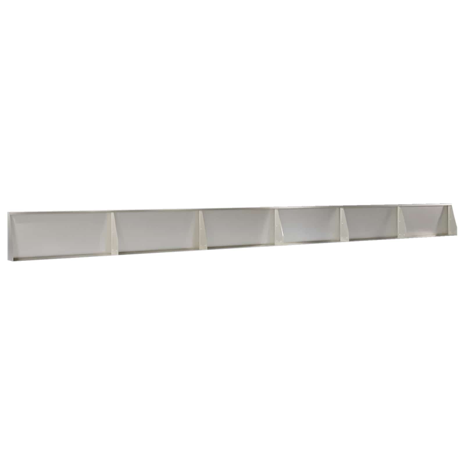 vidaXL Mur oporowy 6 szt. 100 x 12 x 40 cm Stal nierdzewna srebrny