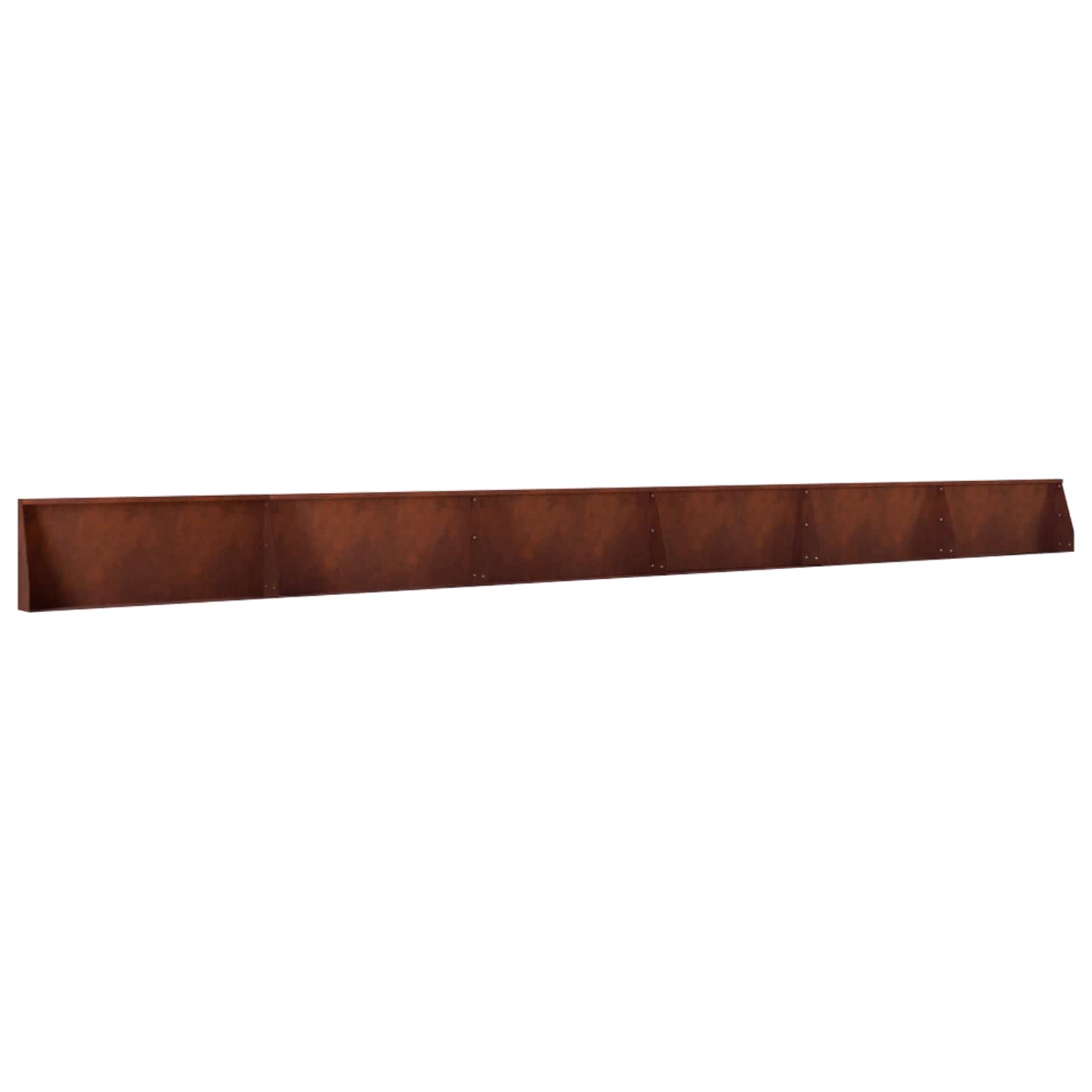 vidaXL Mur oporowy 6 szt. 100 x 12 x 40 cm Stal kortenowska Rdzawy