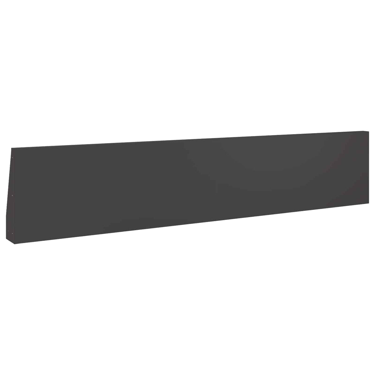 vidaXL Mur oporowy 6 szt. 100 x 12 x 50 cm Stal Czarny