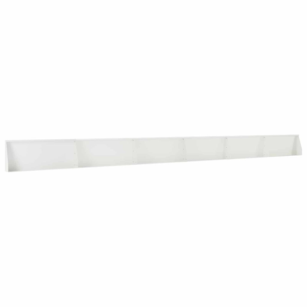 vidaXL Mur oporowy 6 szt. 100 x 12 x 50 cm Stal Biały