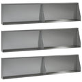 vidaXL Mur oporowy 6 szt. 100 x 12 x 50 cm Stal ocynkowana srebrny