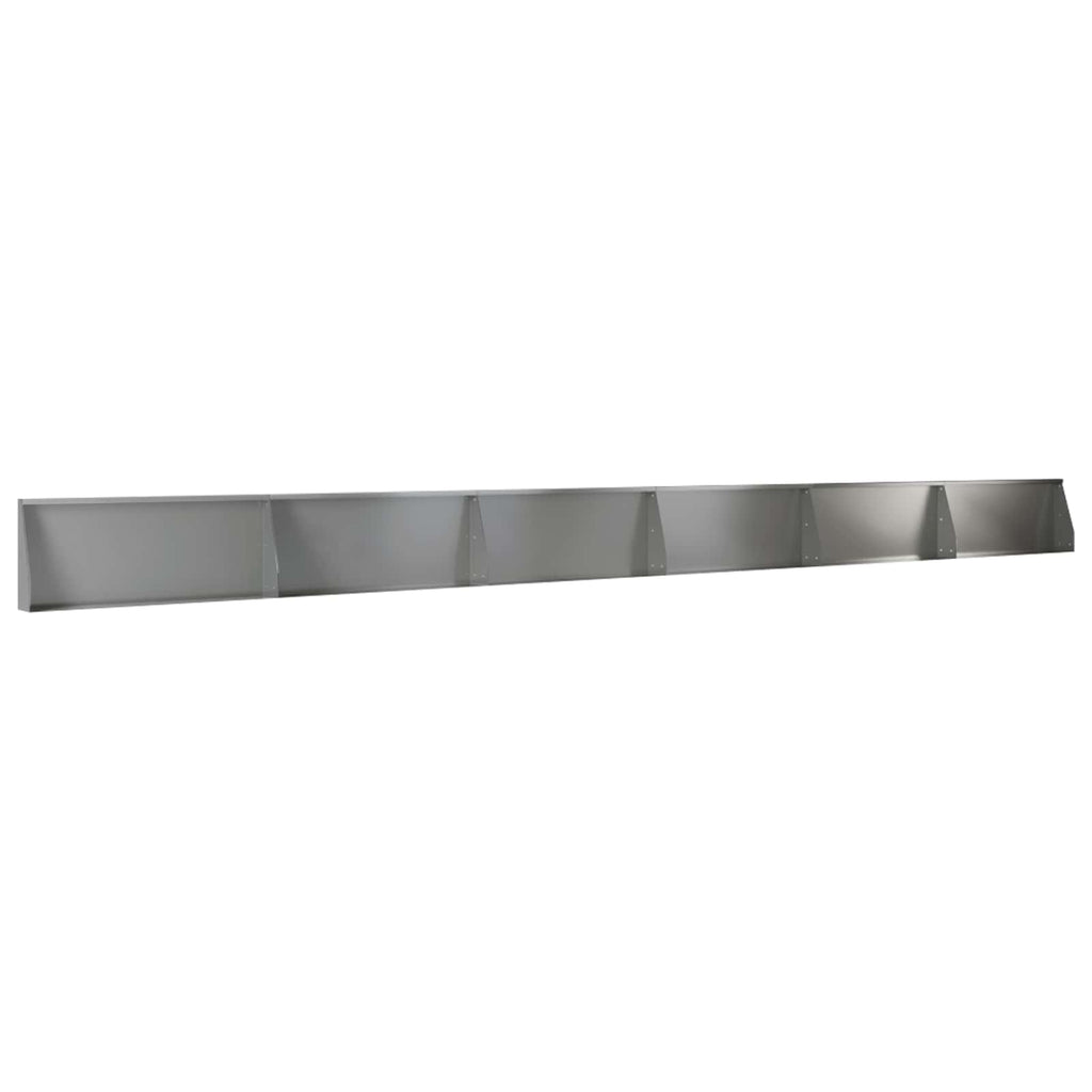 vidaXL Mur oporowy 6 szt. 100 x 12 x 50 cm Stal ocynkowana srebrny