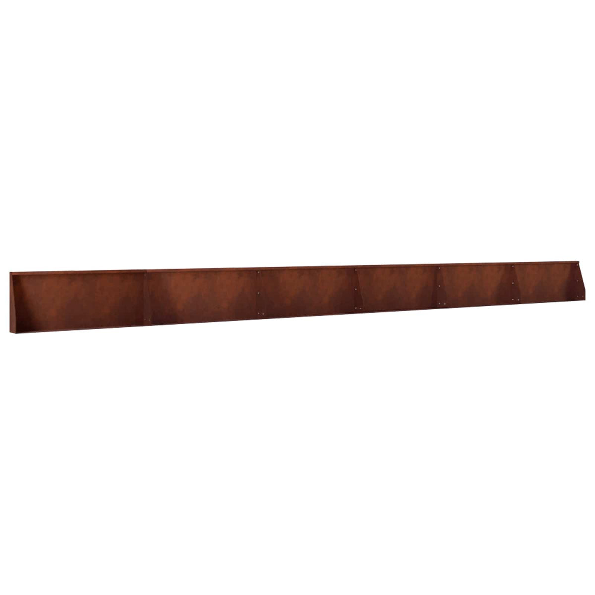 vidaXL Mur oporowy 6 szt. 100 x 12 x 50 cm Stal kortenowska Rdzawy