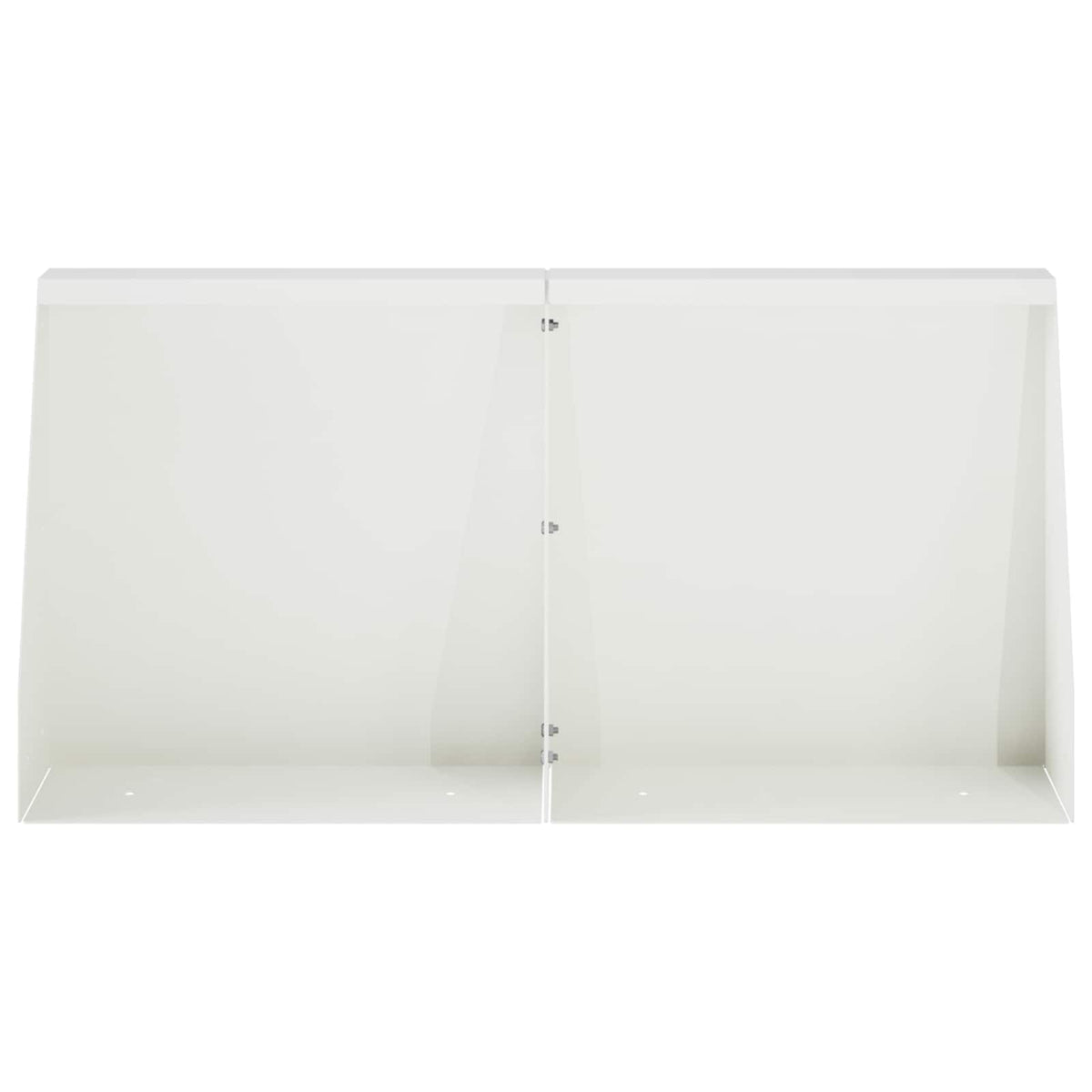 vidaXL Mur oporowy 6 szt. 40 x 12 x 30 cm Stal Biały