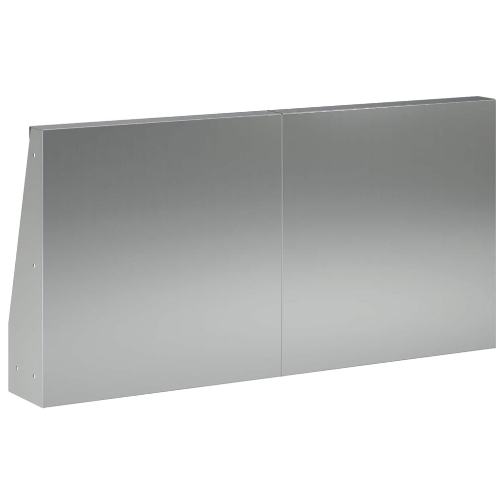 vidaXL Mur oporowy 6 szt. 40 x 12 x 30 cm Stal ocynkowana srebrny