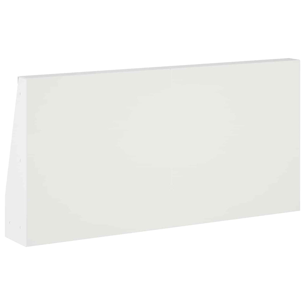 vidaXL Mur oporowy 6 szt. 40 x 12 x 40 cm Stal Biały