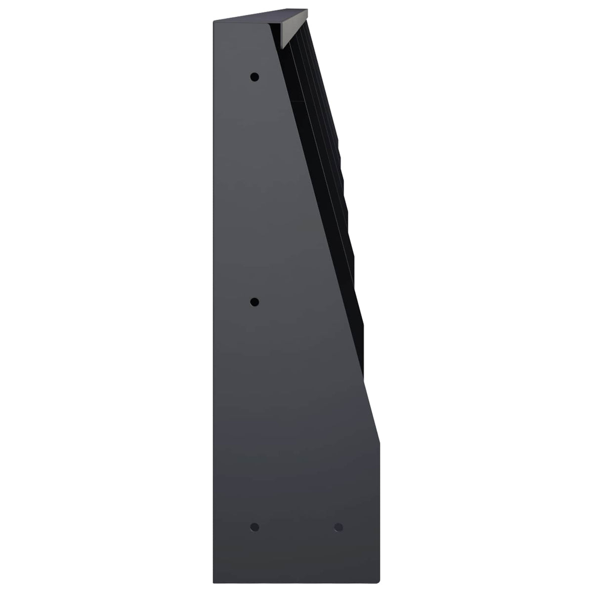vidaXL Mur oporowy 6 szt. 40 x 12 x 40 cm Stal antracytowy