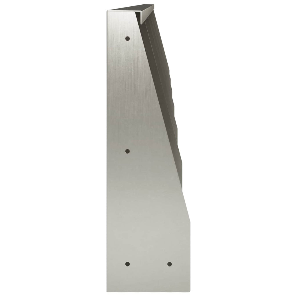 vidaXL Mur oporowy 6 szt. 40 x 12 x 40 cm Stal nierdzewna srebrny