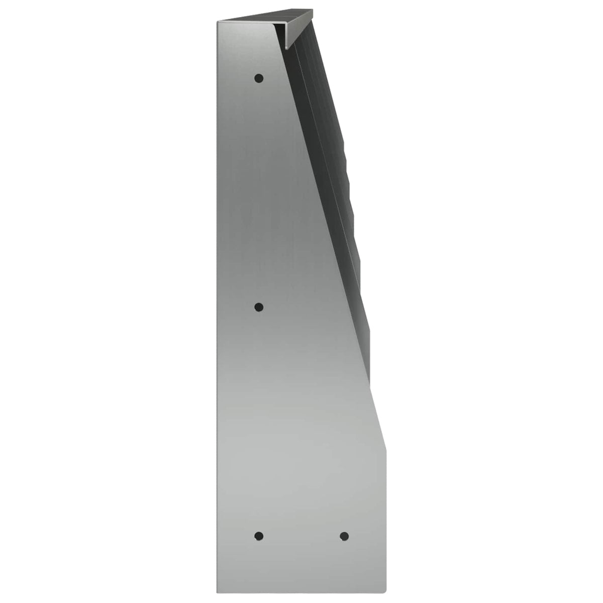vidaXL Mur oporowy 6 szt. 40 x 12 x 40 cm Stal ocynkowana srebrny