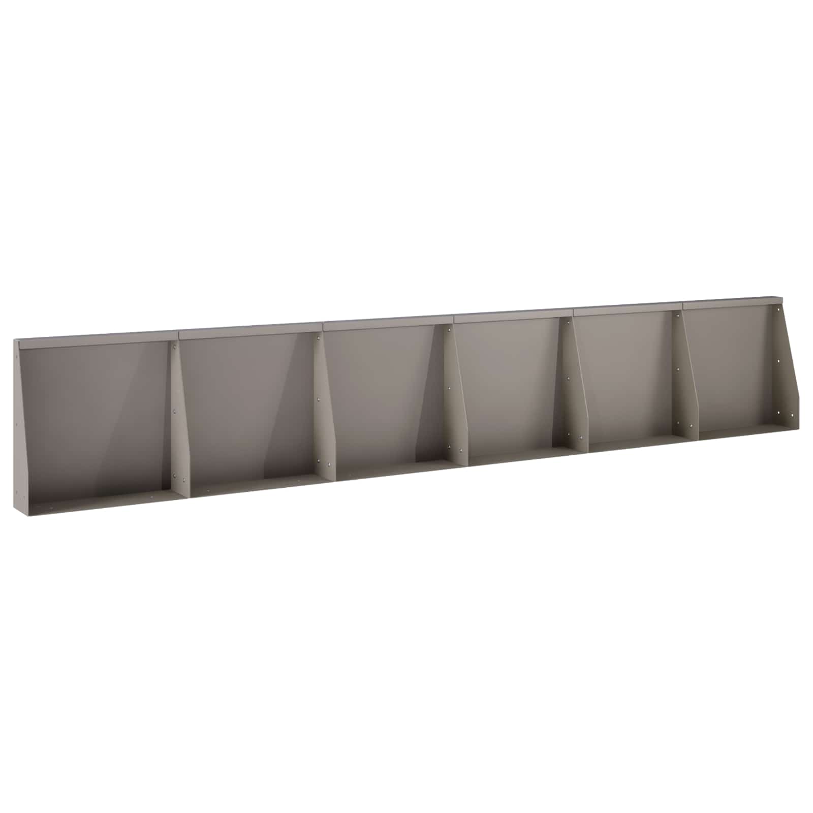 vidaXL Mur oporowy 6 szt. 40 x 12 x 40 cm Stal kortenowska Rdzawy