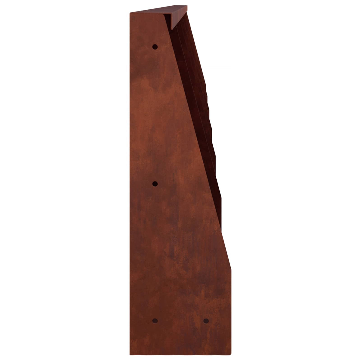 vidaXL Mur oporowy 6 szt. 40 x 12 x 40 cm Stal kortenowska Rdzawy