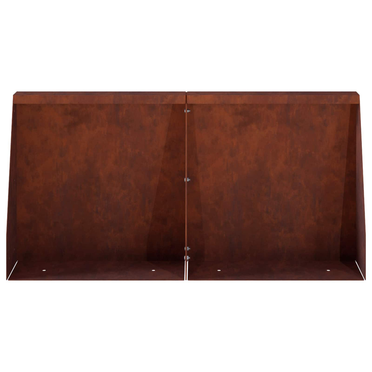 vidaXL Mur oporowy 6 szt. 40 x 12 x 50 cm Stal kortenowska Rdzawy