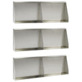 vidaXL Mur oporowy 6 szt. 60 x 12 x 30 cm Stal nierdzewna srebrny