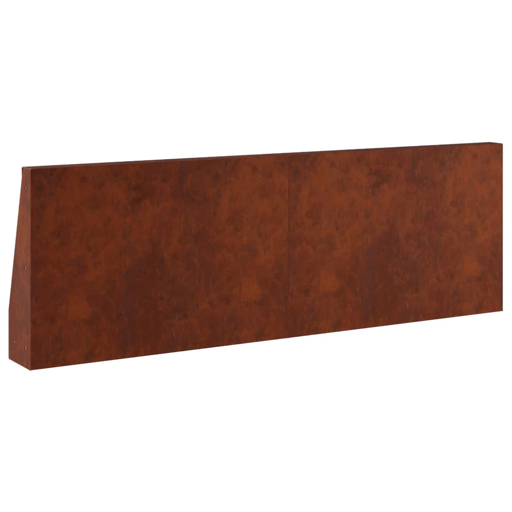 vidaXL Mur oporowy 6 szt. 60 x 12 x 30 cm Stal kortenowska Rdzawy