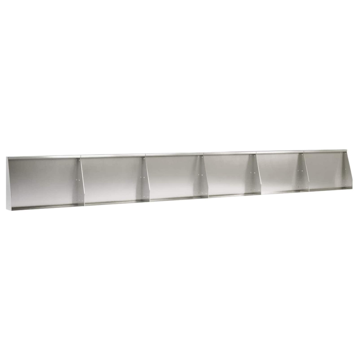vidaXL Mur oporowy 6 szt. 60 x 12 x 40 cm Stal nierdzewna srebrny
