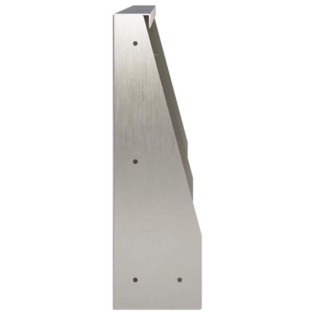 vidaXL Mur oporowy 6 szt. 60 x 12 x 40 cm Stal nierdzewna srebrny