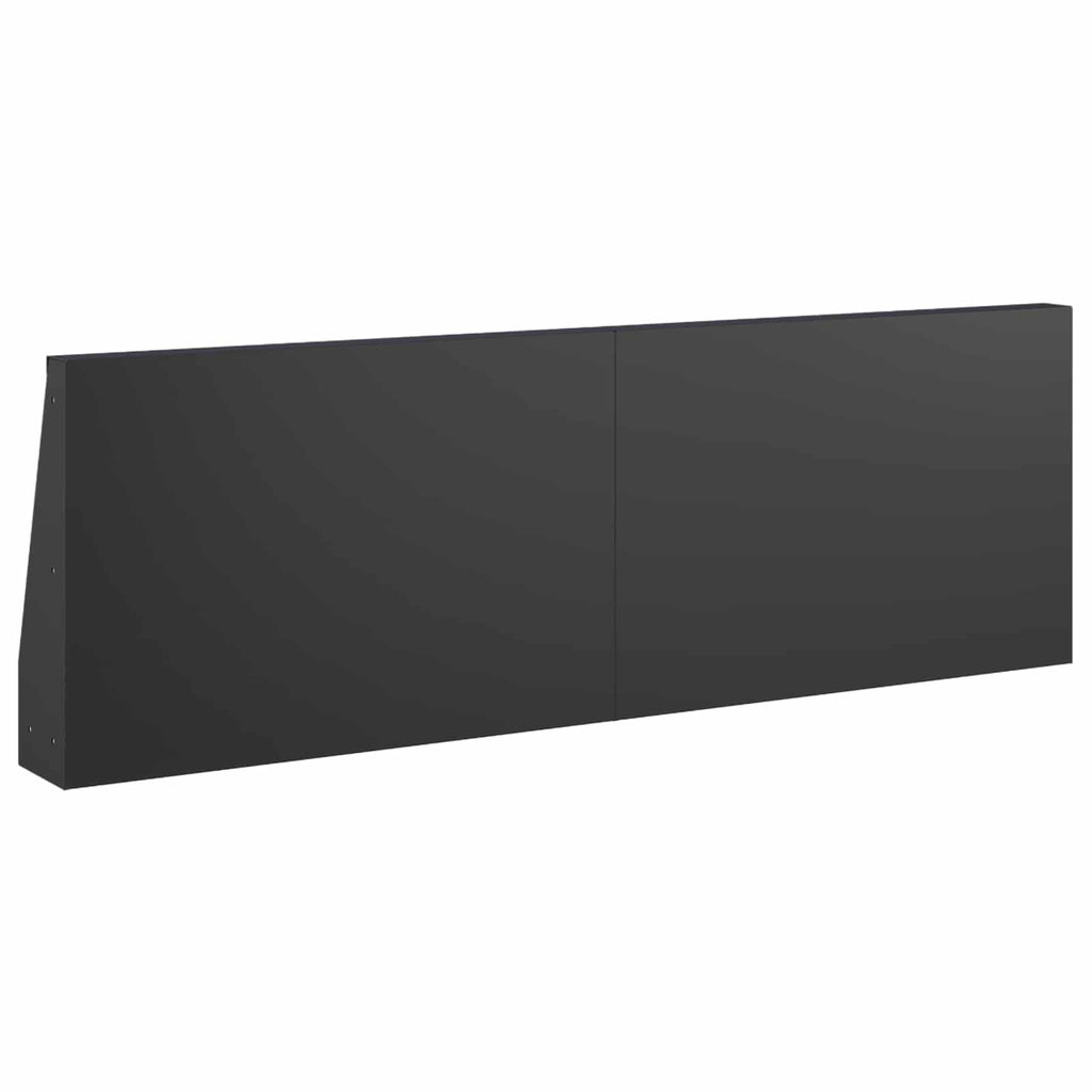 vidaXL Mur oporowy 6 szt. 60 x 12 x 50 cm Stal Czarny