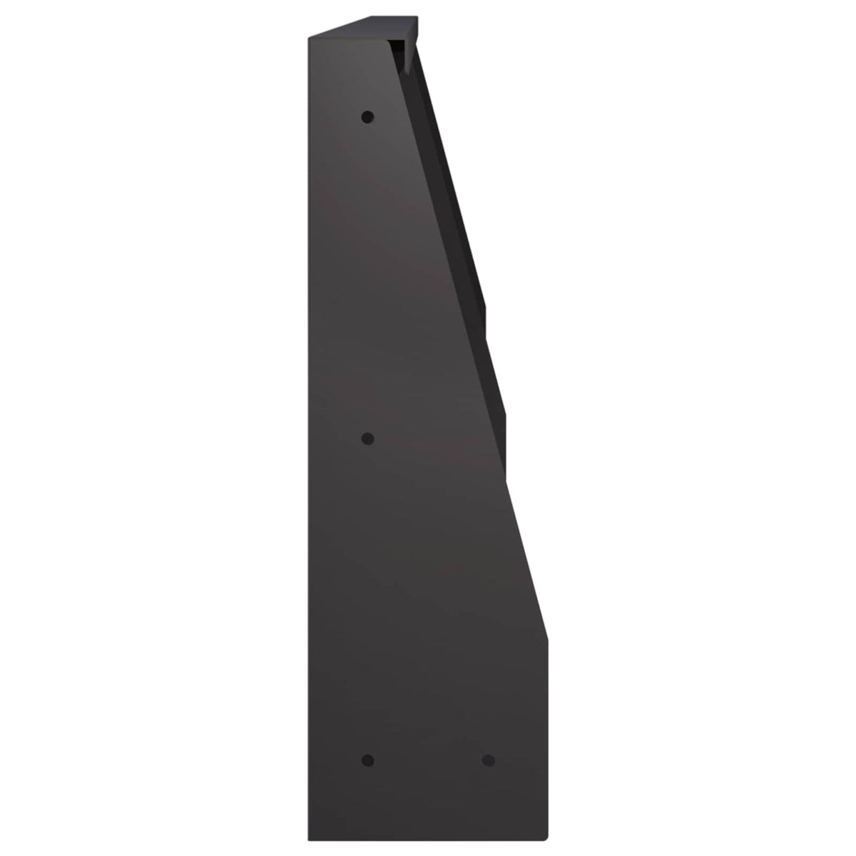 vidaXL Mur oporowy 6 szt. 60 x 12 x 50 cm Stal Czarny