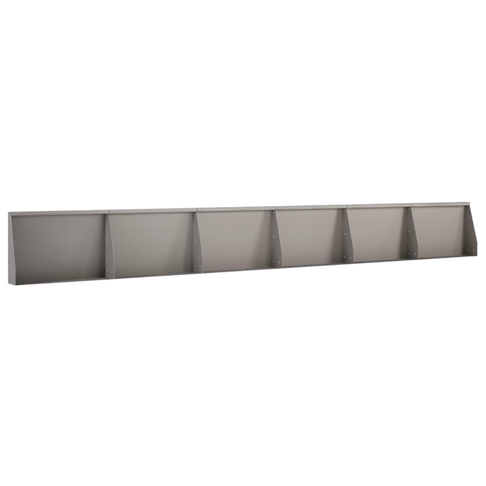 vidaXL Mur oporowy 6 szt. 60 x 12 x 50 cm Stal kortenowska Rdzawy
