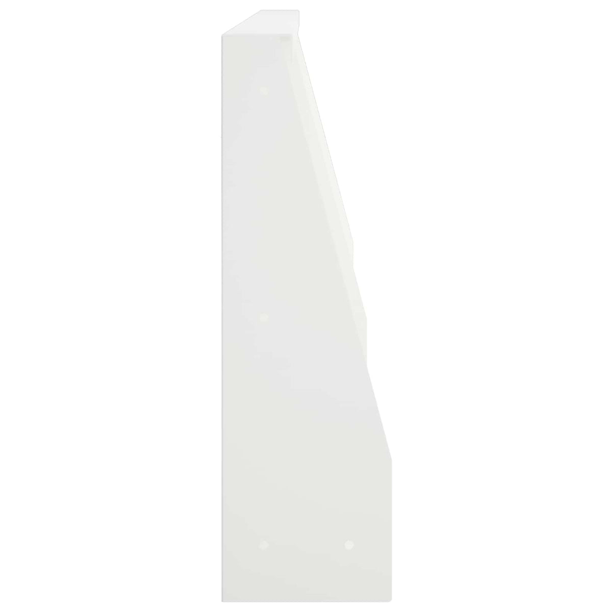 vidaXL Mur oporowy 6 szt. 80 x 12 x 30 cm Stal Biały
